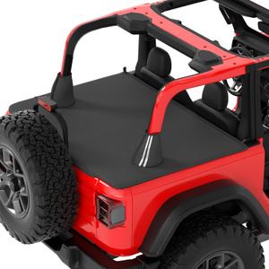 JOYTUTUS Tonneau Cover for Wrangler JL 2-Door 2018-2026 - Waterproof Trunk Cargo Cover | Roll Cage Protection | Easy No-Tool Installation