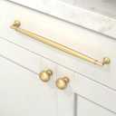 10 Pack Brushed Gold Cabinet Pulls 10 Inch(254mm) Kitchen Cabinet Handles Cabinet Hardware for Drawer Pulls