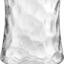 Aspen Creative 23530-63-3, Clear Hammered Glass Shade for Lighting Fixture/Vanity Light/Wall Light/Pendant, Size: 4-1/2" D x 5-3/8" H, 3 Pack