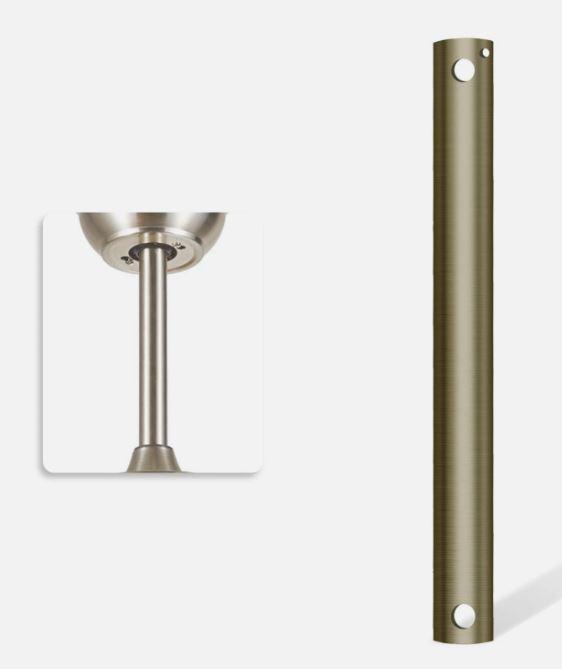 36 inch Ceiling Fan Downrod with Extension Cord, 3-foot Bronze Ceiling Fan Extension Rod, 1-inch OD, ceiling fan downrods for Various Fans (Bronze, Not Threaded)