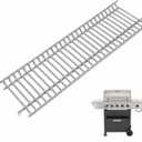 Hisencn Grill Warming Rack for Nexgrill 720-0888 720-0888S 720-0830X 720-0830XF 720-1008, 25.7"L x 7.2"W Warming Upper Rack for Nexgrill Replacement Parts 5 Burner Grill, Stainless Steel Top Rack