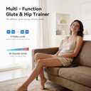 Glute Workout Equipment, Butt Massager for Muscle Relaxation, Glute Trainer with 9 Modes & 20 Intensities, Rechargeable Glute Massager, Electric Hip Massager for Women & Men at Home, Beach Travel