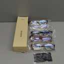 Gaoye Professional Reading Glasses for All Day - Computer Readers with Blue Light Protection - Value Pack (Bold Fusion), Magnification Strength: 1.0 x