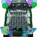 JOYIN Halloween UFO Aliens Trunk Or Treat Car Decorations Kit for SUV Outdoor Indoor Decor Planets, Haunted House Archway Garage Lawn Balloons, Streamer Tinsels Strips