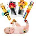 Baby Rattle Socks Combo, Perfect Baby Shower Gifts for Newborns Baby Toys, Baby Stuff