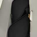 Crofy 2-Pack Car Neck Pillow, Softness Car Headrest Pillow for Driving with Adjustable Strap, 100% Memory Foam and Breathable Removable Cover, Comfortable Ergonomic Design, 4.7 Inches Thick (Black)