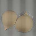 Nimiah Thick Padded Adhesive Bra, Invisible Push up Sticky Bra Add Cup Size Instantly for Women Wedding Dress, Size A