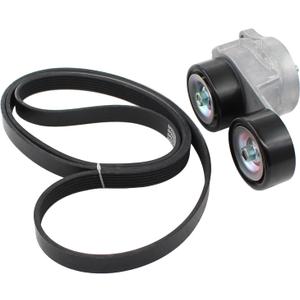 ApplianPar Belt Tensioner and Serpentine Belt for Honda Accord 2003-2012, Odyssey 2005-2010, Pilot 2005-2008, Ridgeline 2006-2011, Acura MDX 2003-2013, RL 2005-2012, TL 2004-2008, ZDX 2010-2013 V6