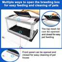 Hamster breeding House Reptile breeding Cages with Wheels (Big Size)