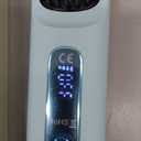 Go Brush Pro 2026, Portable Straightener Brushs for Travel, with LCD Temperature Display, Fast Heating Cordless Mini Hair Brushs (Blue)