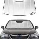 Pigenius Windshield Sun Shade for Subaru Legacy/Outback 2015-2019 with Eyesight Driver Assist. Reflective Aluminum Film Front Window Sunshade - BLAZBLOCK