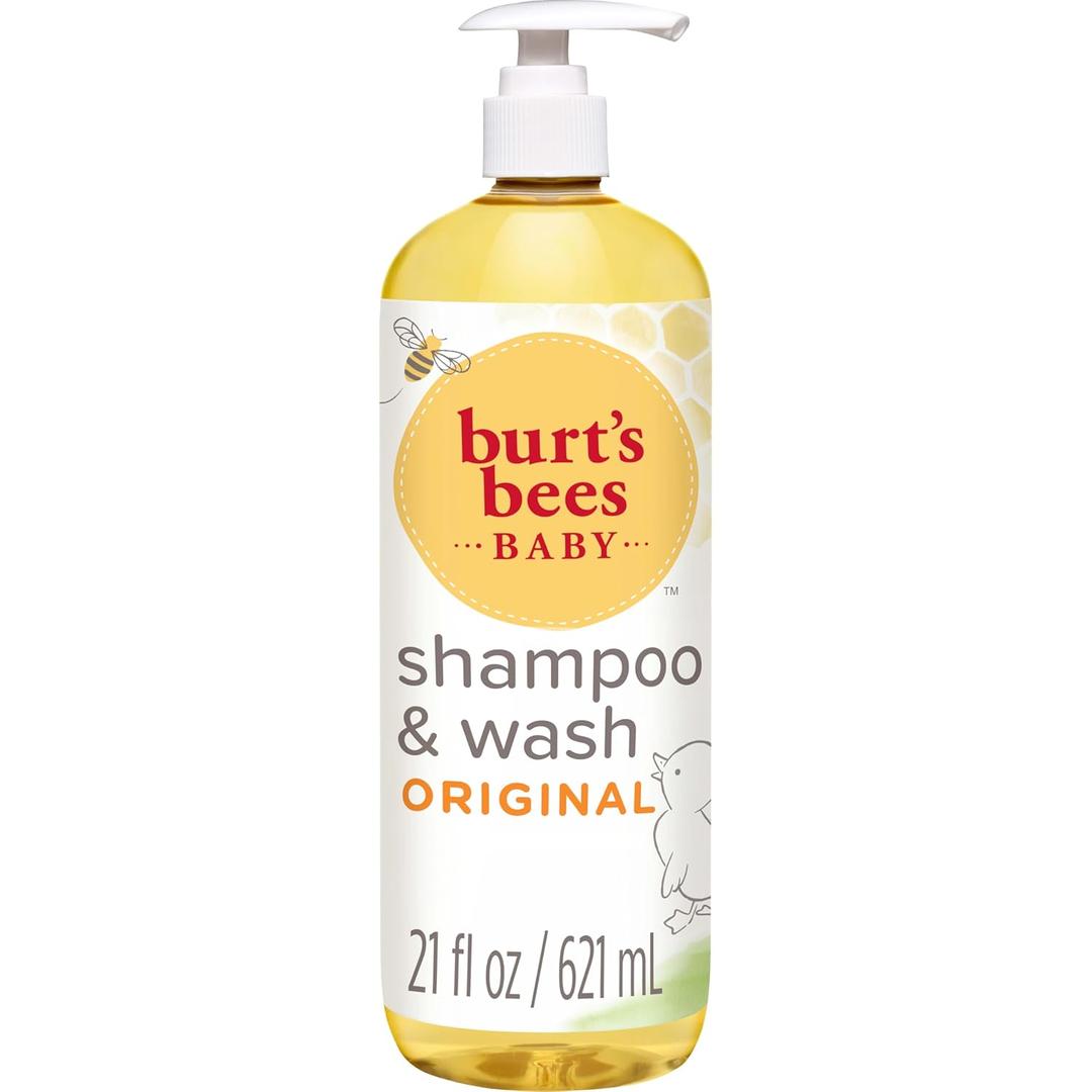 Baby Shampoo & Wash, Burt's Bees Tear Free Soap, Baby Care, Original, 21 Ounce