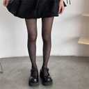 3 x Y2k Star Rhinestone Butterfly Print Pantyhose for Women Tights Thigh High Stockings Tights (Black)