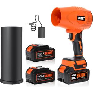 Leaf Blower Cordless with Battery and Charger,500,000 RPM,Extended Nozzle,Lightweight Handheld Design,Blower for Patio Cleaning,car Blowing Water,Blowing Leaves and Dust