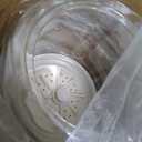 Mini Washing Maching，Rechargeable Small Underwear Washer（White）