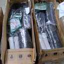 COLAMY Button Tufted Dining Chairs Set of 6, Parsons Upholstered Fabric Dining Room Chairs Kitchen Chairs with Wood Legs and Padded Seat, Black