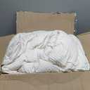 Bedsure Waffle Comforter Set Queen, Soft and Breathable Coconut White Bedding Comforter Set, 3 Pieces, 1 Waffle Weave Comforter (90"x90") and 2 Pillow Shams (20"x26"+2")