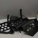 LH RH Black Nerf Bars Heel Guards Footrest for Yamaha 1990-2006 YFZ350 Banshee 350 3GD-27445-00-00 3GG-21691-00-00