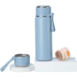 Insulated Water Bottle,Stainless Steel Metal Water Bottle Wide Mouth Lid,17oz Portable,Insulated, Health Gift for Men Women, Travel, Gym, Office