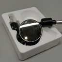 Universal Black Motorcycle Aluminum Rearview Side Mirrors 7/8" Bar End For Cafe Racer Bobber Cruiser Scooter