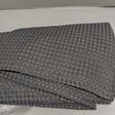 EUTXL Charcoal Grey No Hook Shower Curtain with Snap in Liner,230GSM Waffle Weave Shower Curtains for Bathroom,71W x 74H