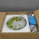 QIYIZM Glass Floor Lamp for Living Room,Bedroom,Gold Dimmable Standing Lamp with Remote,Mid Century Modern Brass Tall Lamp Boho Vintage Retro Floor Lamps Arc Green Flower Floor Light Lamp Bohemian