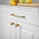 Amerdeco 10 Pack Champagne Bronze Cabinet Pulls 5 Inch(128MM) Hole Centers Kitchen Cabinet Handles Hardware Kitchen Handles for Cabinets Cupboard Handles Drawer Pulls ZH0041