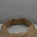 Blissun Fabric Christmas Tree Collar, Hexagonal Shiny Tree Ring, Willow Christmas Tree Skirt for Christmas Tree Decorations (Shiny Gold)