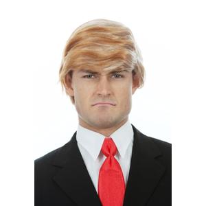 ALLAURA Iconic Blonde Comb-Over Wig  Funny Costume Hairpiece for Adults  Realistic Halloween & Party Wig for Men & Women  Ideal for Costumes, Cosplay, Events, and Skits