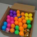 JOYIN 200PCS Easter Eggs, Empty 2.3" 194PCS Colorful with 6PCS Golden Eggs Bulk Plastic Fillable for Easter Hunt Party Favor Basket Stuffers Filler Classroom Prize Supplies Decor