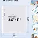 KTRIO Sheet Protectors for 3 Ring Binder 500 Pack, Clear Page Protectors 8.5 x 11, Plastic Binder Sleeves for Paper, Top Loading, Office Home School