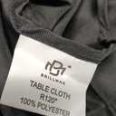 BRILLMAX Pack of 3 Black Round Tablecloths 120 Inch - Circle Bulk Linen Polyester Fabric Washable Table Cloth Cover for Wedding Reception Banquet Birthday Party Buffet Restaurant