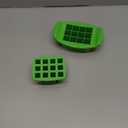 Food Cutter Green Squares, Sandwich Cutter for Kids, Bento Lunch Box Accessory, Cuts Food into Bite-Size Shapes