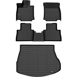 ANBINGOFit for Lexus NX Floor Mats 2022-2026 NX250/ NX350/(Not NX350h/ NX450h+) for Lexus NX Car Mats All Weather Mats for NX TPE Car Mat Rugs for NX Rubber Trunk Carpet
