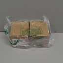 Airtight glass jar storage container with bamboo lid Set of 2, wide mouth, leak-proof, With a spoon, can be used for coffee beans, tea leaves, grains, dried fruits, etc (Small)