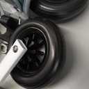 Adjustable Dog Wheelchair for Back Legs Mobility Support Lightweight Pet Wheelchair for Disabled Hind Legs Walking Stable Dog Cart for Pets (3XS for 3-6.6lb)