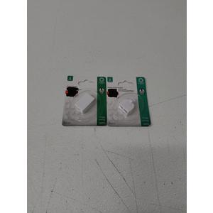 In- Line Coupler & Duplex In-Wall Adapter