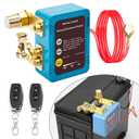 Remote Battery Disconnect Switch 12v, 240A, Upgrade Smart Voltage Car Kill Switch Anti-Theft, Prevent Battery Drain, Remote Battery Kill Switch for Car, Truck, RV (Side Installation)