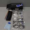 NOVIVON 6 Pack Reading Glasses with 6 Cases  Blue Light Blocking Readers for Women & Men, Computer eye glasses, Cheaters