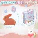 Easter Egg Fillers Bunny Toys, Colorful Rabbit for Easter Basket Stuffers, Easter Decorations for Home Table Centerpiece, Party Favors for Kids, Toddlers & Family (28PCS)