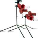 Heater Sports Slider Lite 360 Baseball Pitching Machine with Automatic Ball Feeder - Accurate 360-Degree Delivery, Durable and Portable Training Tool for All Ages, One Size