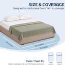 Silky-Smooth Lightweight Cooling Throw Blanket for Hot Sleepers, 50 x 70 in