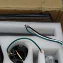 52" Ceiling Fans with Light and Remote,Farmhouse 5 Blades Quiet Reversible DC Motor Ceiling Fans for Modern Indoor/Outdoor/Patio/Living Room/Bedroom(Black/Walnut)