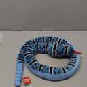 Wild Republic Snake Plush, Stuffed Animal, Plush Toy, Gifts for Kids, Blue Rock Rattlesnake, 54 inches