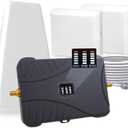 Cell Phone Booster for Home & Multi-Room,Up to 7,000 sq ft,Cell Phone Signal Booster for Band 5/12/13/17,Boost 5G 4G Data for All U.S. Carriers FCC Approved Cell Signal Booster