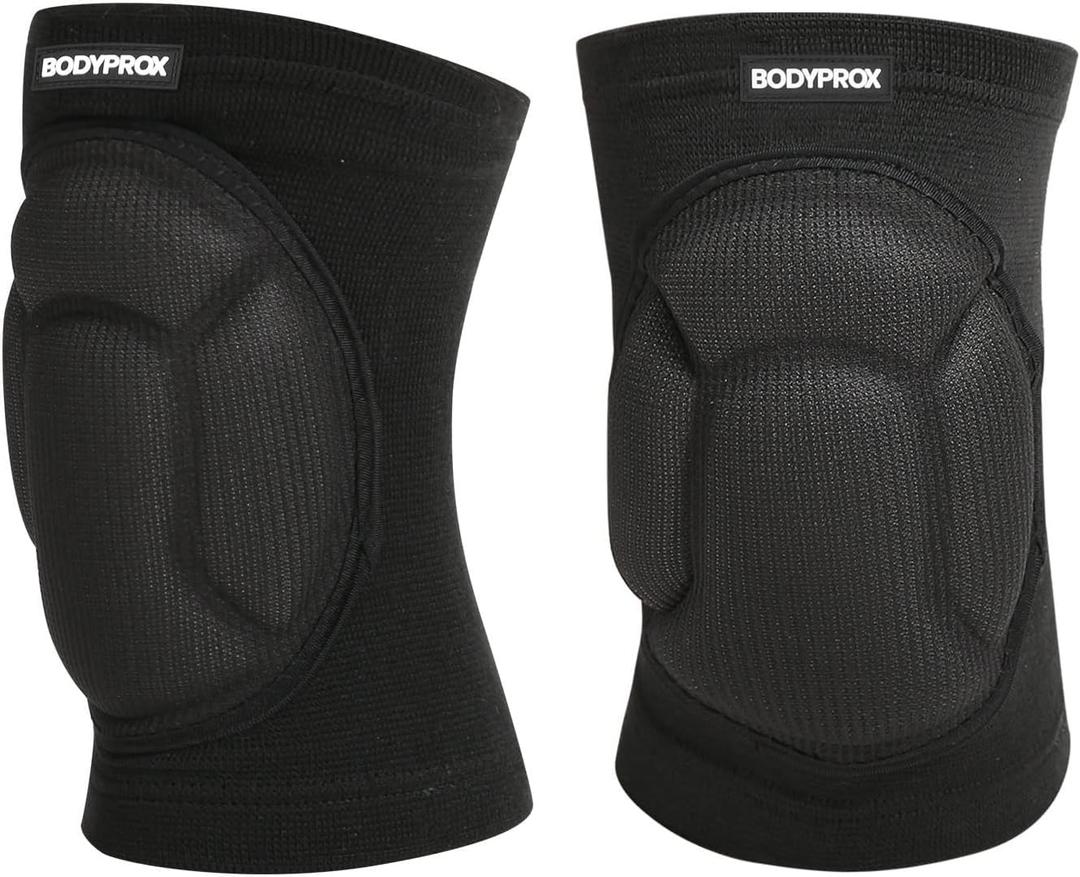 Bodyprox Protective Knee Pads, Thick Sponge Anti-slip, Collision Avoidance Knee Sleeve (Large)