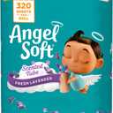 Angel Soft Toilet Paper with Fresh Lavender Scented Tube, 8 Mega Rolls = 32 Regular Rolls, Soft and Strong Toilet Tissue