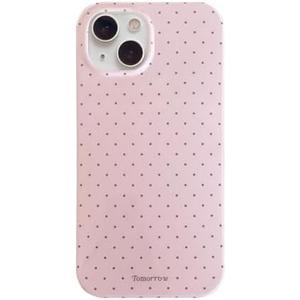 inewateri Compatible with iPhone 13/iPhone 14 Case with Cute Fashion Polka Dot Aesthetics Design Simple Case for Soft TPU Slim Protection Case for iPhone 13/14-Pink
