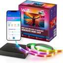 WiZ Connected HDMI Sync Box with TV Backlight - Sync to Movies, Games & Music - HDMI 2.0 Supports 4K 60Hz - RGBIC LED Strip 75-85 Inch TVs -Requires External Video Source