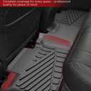 Floor Mats Compatible with 2012-2017 Toyota Camry (Not for Hybrid), All Weather TPE Liners, Black